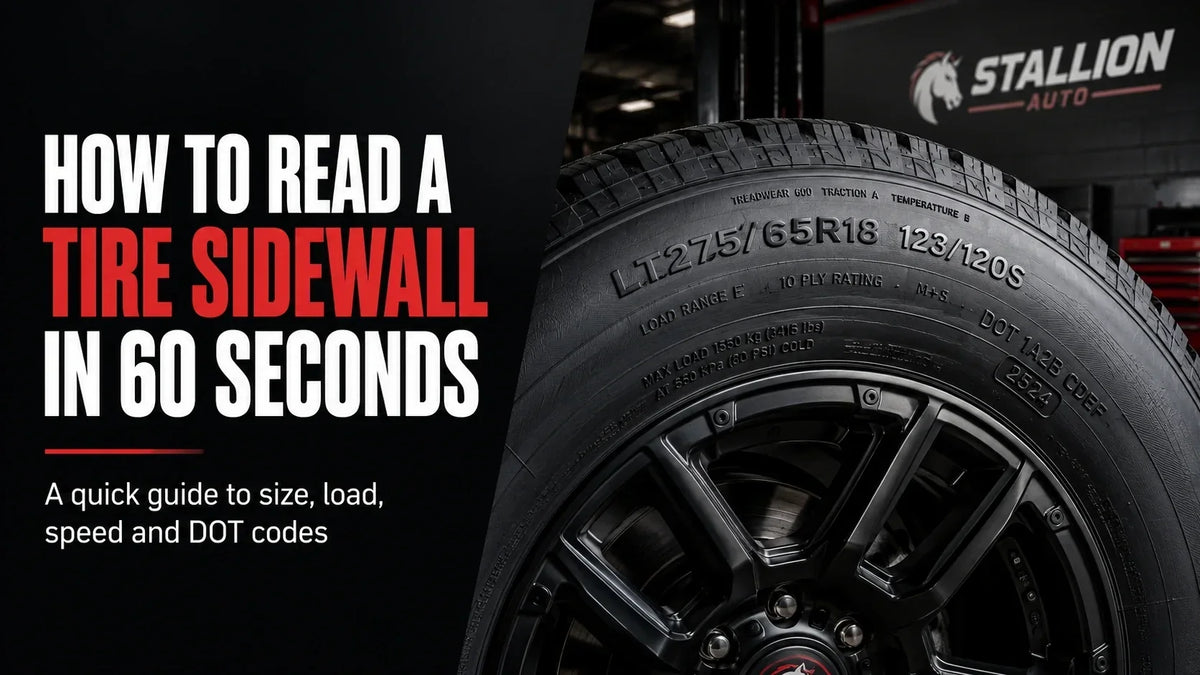 How to read a tire sidewall in 60 seconds
