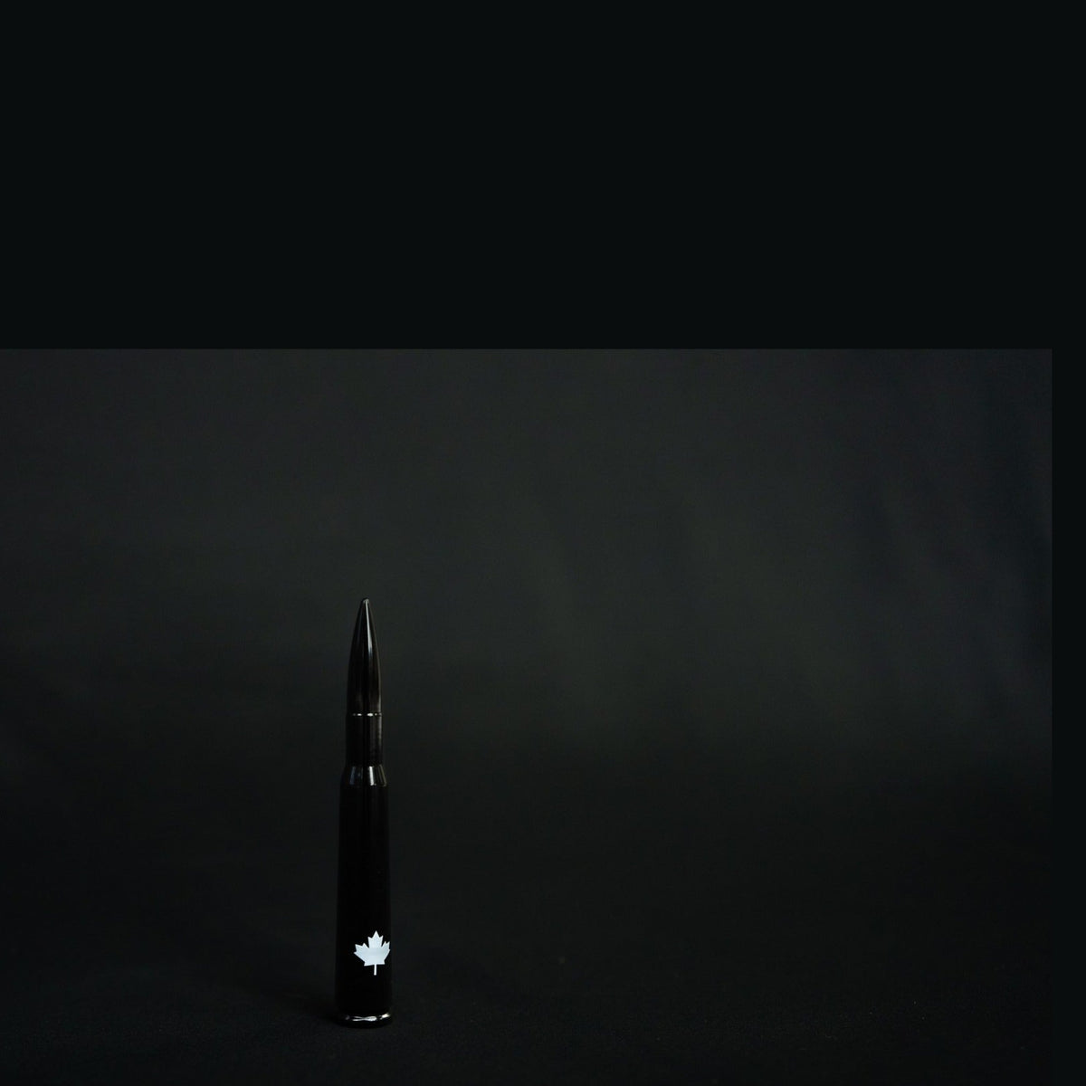 Titan bullet antenna in black