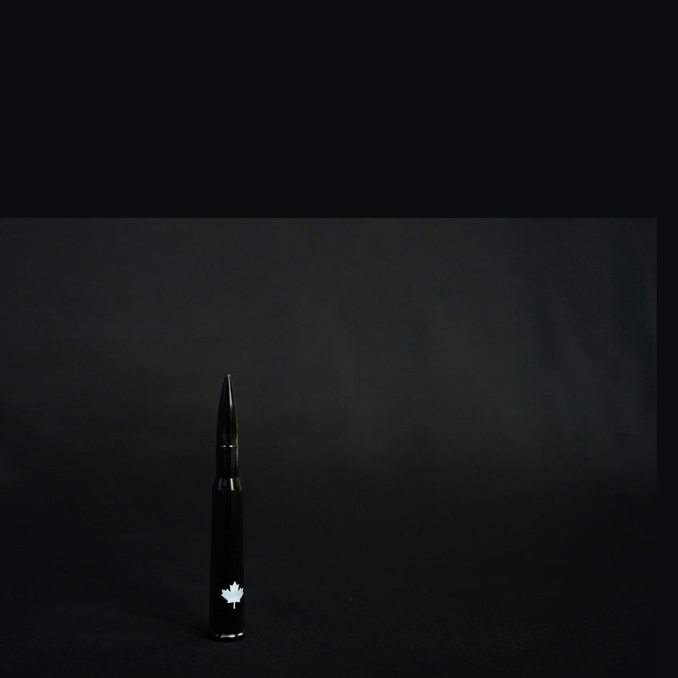 Titan bullet antenna in black