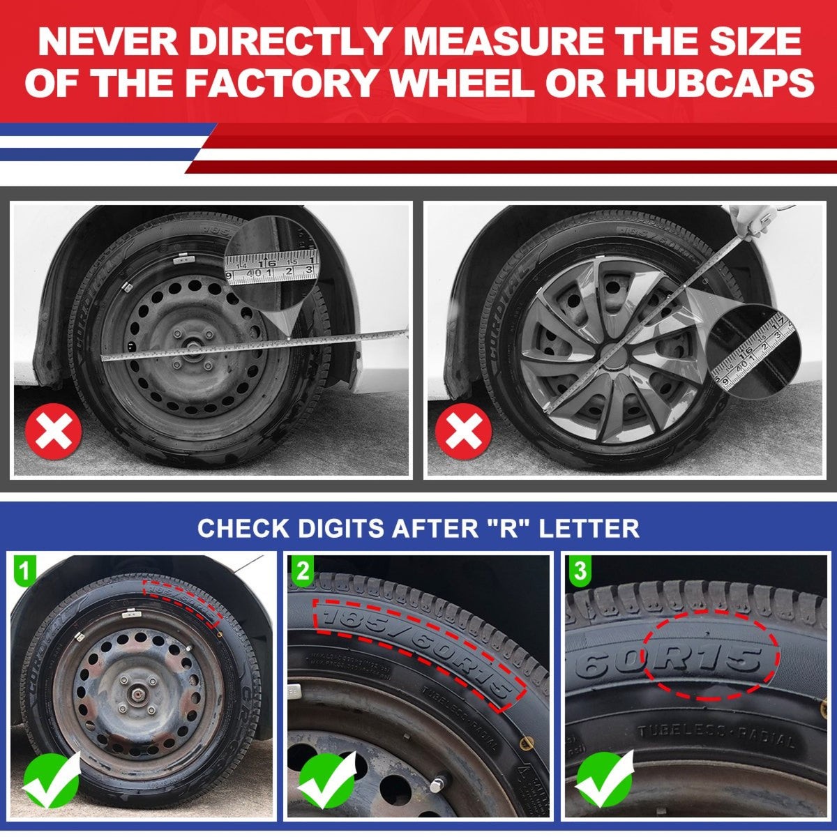 How to measure a wheel for the correct wheel cover size