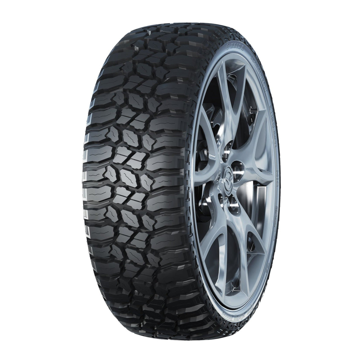 Haida HD869 off-road tire, tread and sidewall
