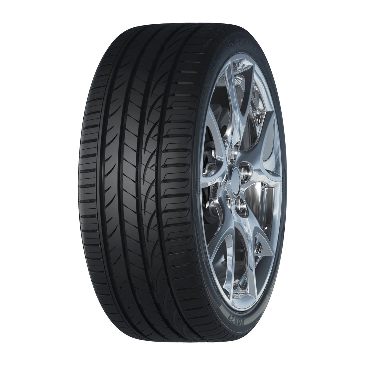 Haida HD937 performance touring tire, tread and sidewall