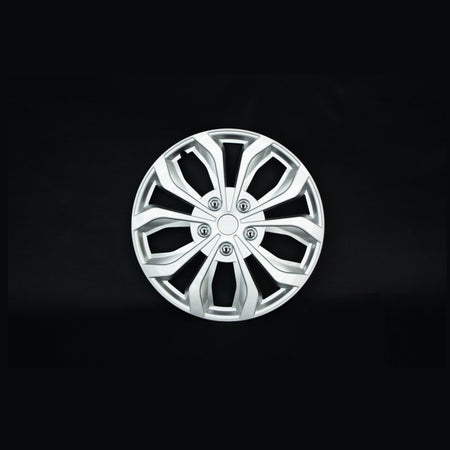 WARP premium wheel cover in silver, face view
